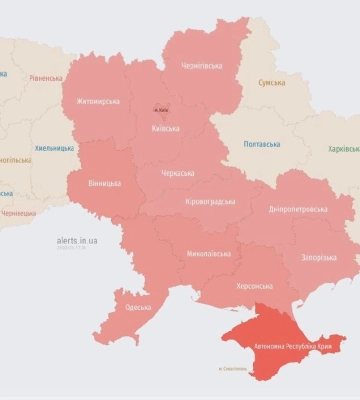 Загроза балістики з Криму, вибух в Одесі: у низці областей пролунала повітряна тривога