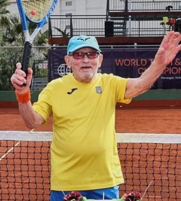 100-річний ювілей відсвяткував найстарший тенісист у світі з Харкова