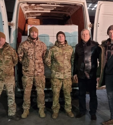 Українські захисники отримали допомогу від благодійників