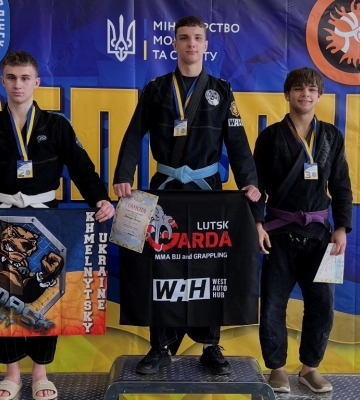 Три спортсмени з Волині стали чемпіонами України з грепплінгу