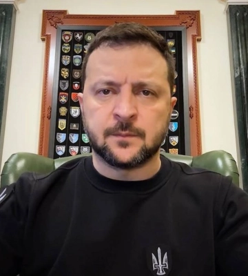 Звернення Володимира Зеленського наприкінці 761-го дня війни