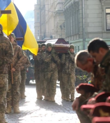 На вічний спочинок Львівщина проведе шестеро полеглих захисників
