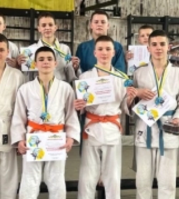 Любомльські дзюдоїсти стали чемпіонами турніру у Луцьку