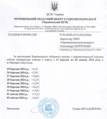 29 березня у Чернівцях завершують опалювальний сезон