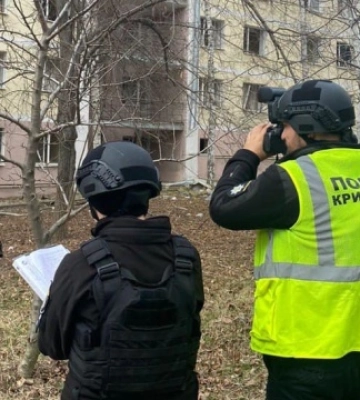 У Харкові росіяни поцілили в гуртожиток спортивного коледжу