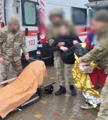 Прикордонники Білгород-Дністровського загону врятували хлопця, який ледь не замерз у річці Турунчук (відео)