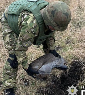 У Солом’янському районі Києва вилучили бойову частину ракети