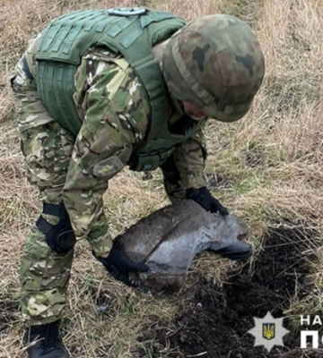 У Солом’янському районі Києва вилучили бойову частину ракети