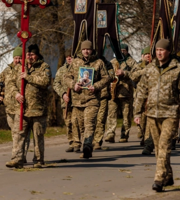 Навіки 45-річний: на Ковельщині попрощалися із захисником Сергієм Глинянком
