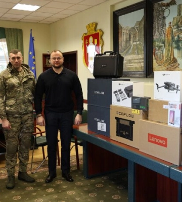 Луцька міська рада передала чергову партію допомоги для потреб військовослужбовців