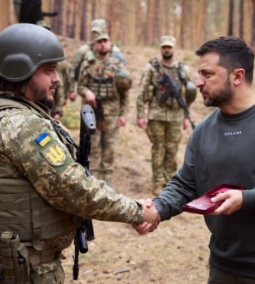 Зеленський відвідав на Сумщині розташування 117-ї окремої бригади ТрО