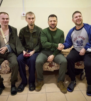 Зеленський відвідав на Сумщині розташування 117-ї окремої бригади ТрО