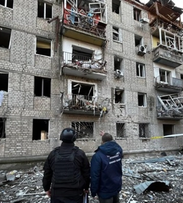 Зеленский отреагировал на бомбардировку Харькова