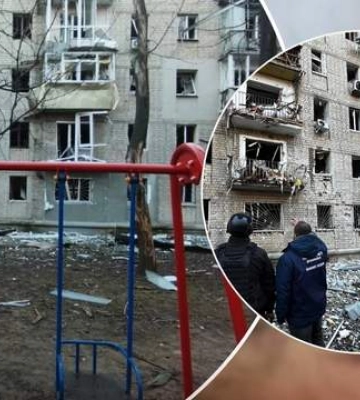 Россияне ударили между жилыми домами, много разрушений: страшные фото из Харькова после удара