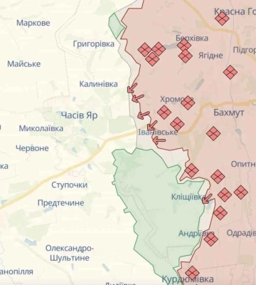 Оккупанты продвигаются в селах к западу от Авдеевки и Донецка, силовикам в РФ приказали «не щадить» мигрантов — ISW