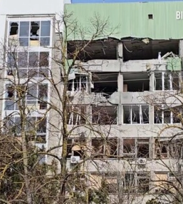 РФ завдала удару по головному корпусу університету в Херсоні