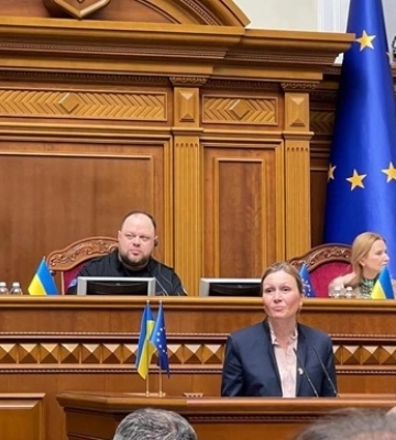Голова Національної асамблеї Франції прибула до Києва