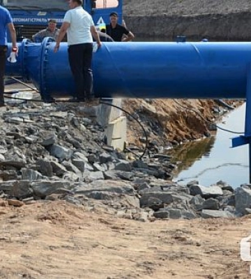 На Дніпропетровщині відбувся пробний пуск води по магістральному водогону
