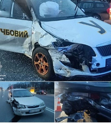 У Сумах сталася потрійна ДТП на вулиці Харківській