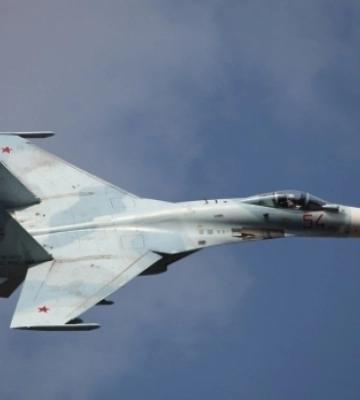 В окупованому Криму в море впав російський винищувач