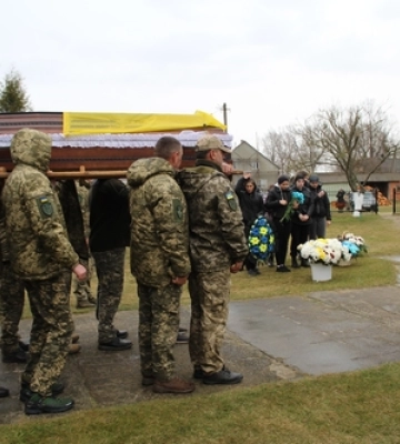 На Волині прощались з Героєм Олександром Мельником 