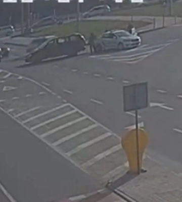 Автотроща в Луцьку: на дорозі зіткнулися чотири автомобілі (відео)