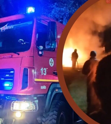 На Франківщині горів автомобіль