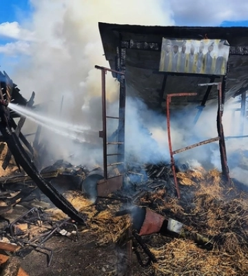 На Волині через дитячі пустощі вогонь наробив біди