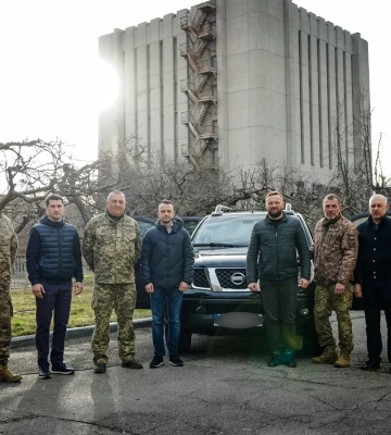 На Полтавщині мобільним вогневим групам передали автомобіль