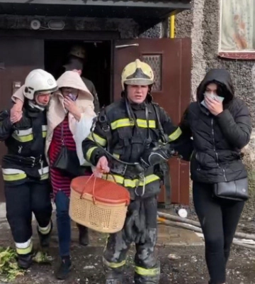У Білій Церкві на Київщині стався вибух у багатоповерхівці, відео