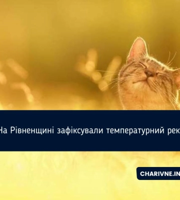 На Рівненщині зафіксували температурний рекорд