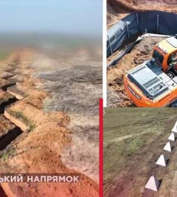 Украина строит мощную линию обороны на Запорожье – впечатляющие кадры