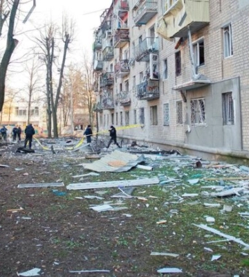 В Харькове прилет по району жилой застройки