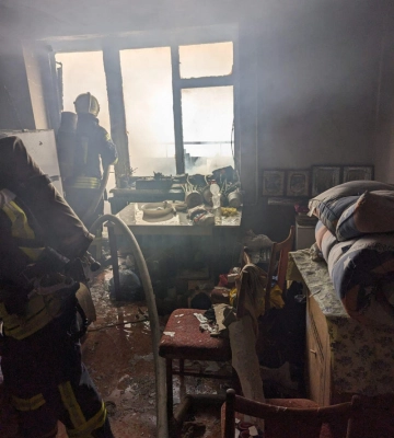 У Луцьку на ДПЗ – пожежа: горів балкон 