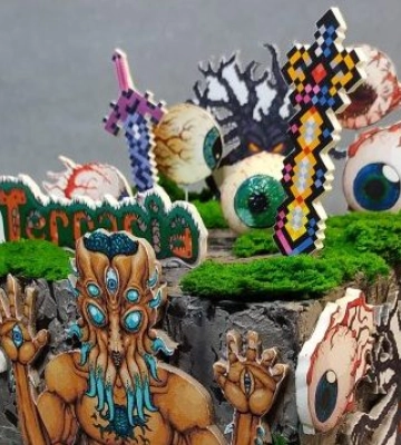 Дніпровський кондитер приготував торт за мотивами комп’ютерної гри “Terraria”