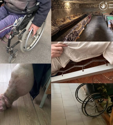 В психоневрологическом интернате в Винницкой области зафиксировали вопиющие нарушения прав человека