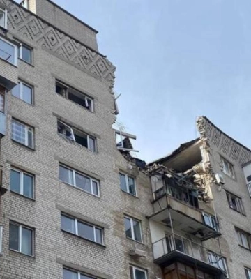 До кінця квітня розпочнуть роботи з відновлення постраждалого від «шахеда» будинку у Дніпрі на вул. Енеїди