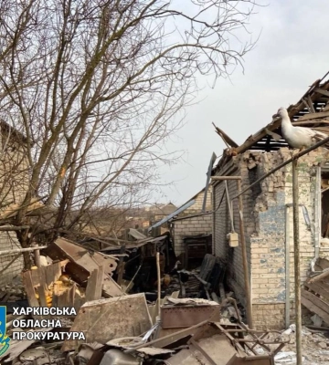 Харківщина: прокуратура показала село Курилівці після російського обстрілу