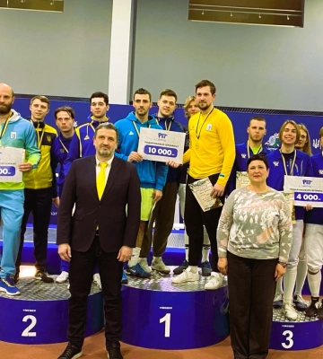 Команда миколаївських фехтувальників виборола бронзову медаль на чемпіонаті України