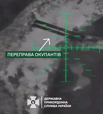 Украинский дрон Vampire уничтожил российскую переправу в Луганской области
