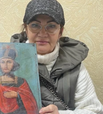 Колекція Херсонського Художнього музею поповнилася старовинною іконою “Іоан Воїн”