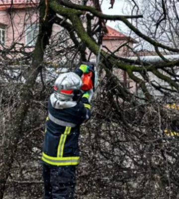 У Чернівцях лютує шквальний вітер