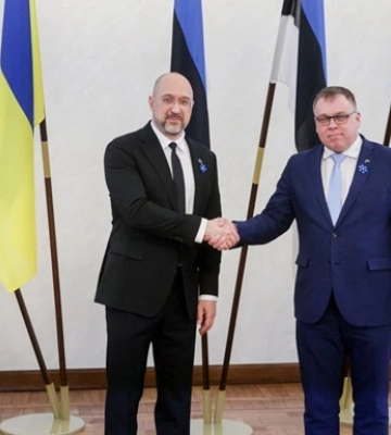 Шмигаль розпочав візит до Естонії