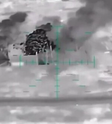 Воїни 28 ОМБр знищили місце дислокації ворожого особового складу на Бахмутському напрямку. ВIДЕО