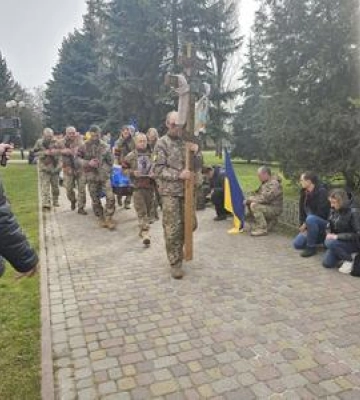 Полтавська громада попрощалась з Героєм Миколою Мацком