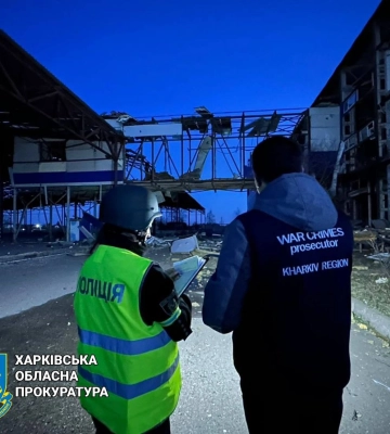 По Мерефі під Харковом вдарили протикорабельною ракетою, поранена жінка 