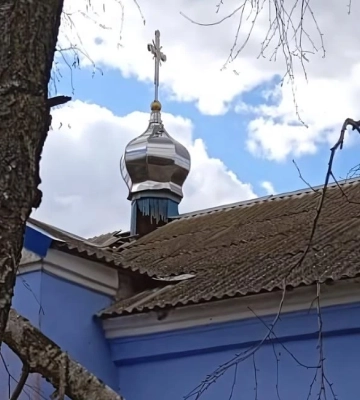 Під російський обстріл потрапив храм у Золотій Балці на Херсонщині