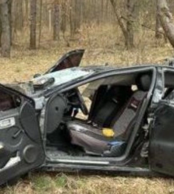 На дорозі між селами, на Чернігівщині, на автівку впало дерево: 2 людей загинуло, ведеться слідство