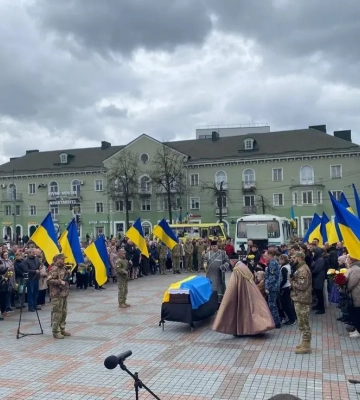 У Рівному прощалися з мужнім Героєм