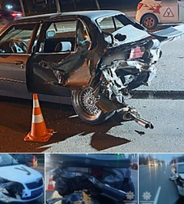 У Сумах сталася потрійна аварія за участю учбового авто